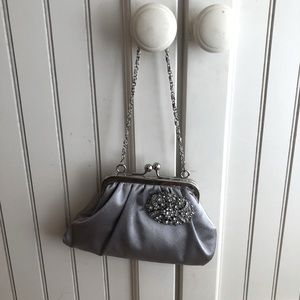 Pretty little silver purse by CLAIRE’S